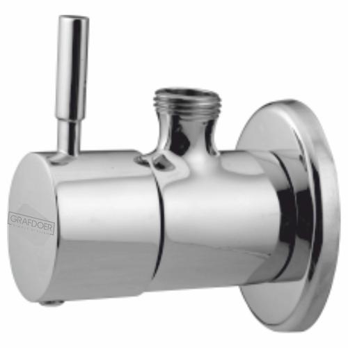 Angle Valve with Wall flange Chrome